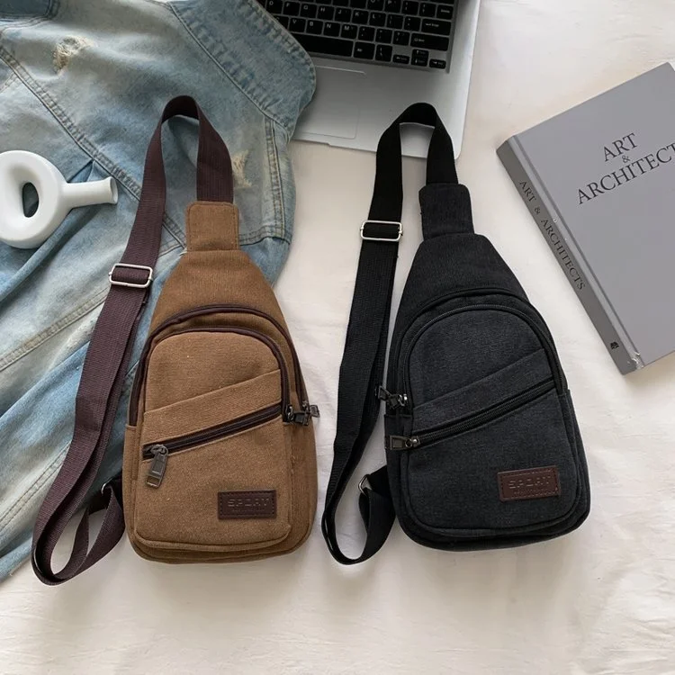 Men's Small Chest Sling Bag Travel Hiking Cross Body Messenger