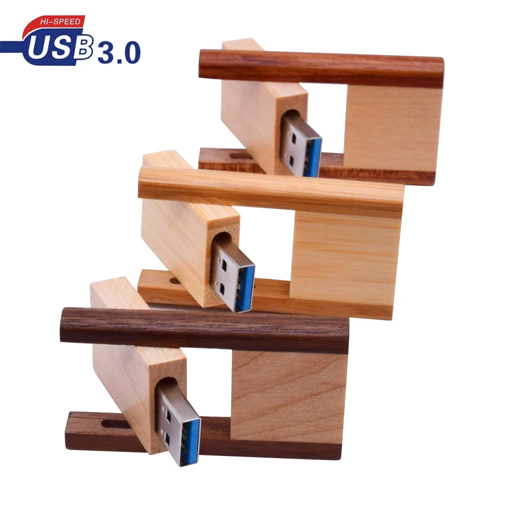 Usb 3 0 деревянный флеш-накопитель 128 Гб карты памяти 64 ГБ 16 32 | Компьютеры и офис