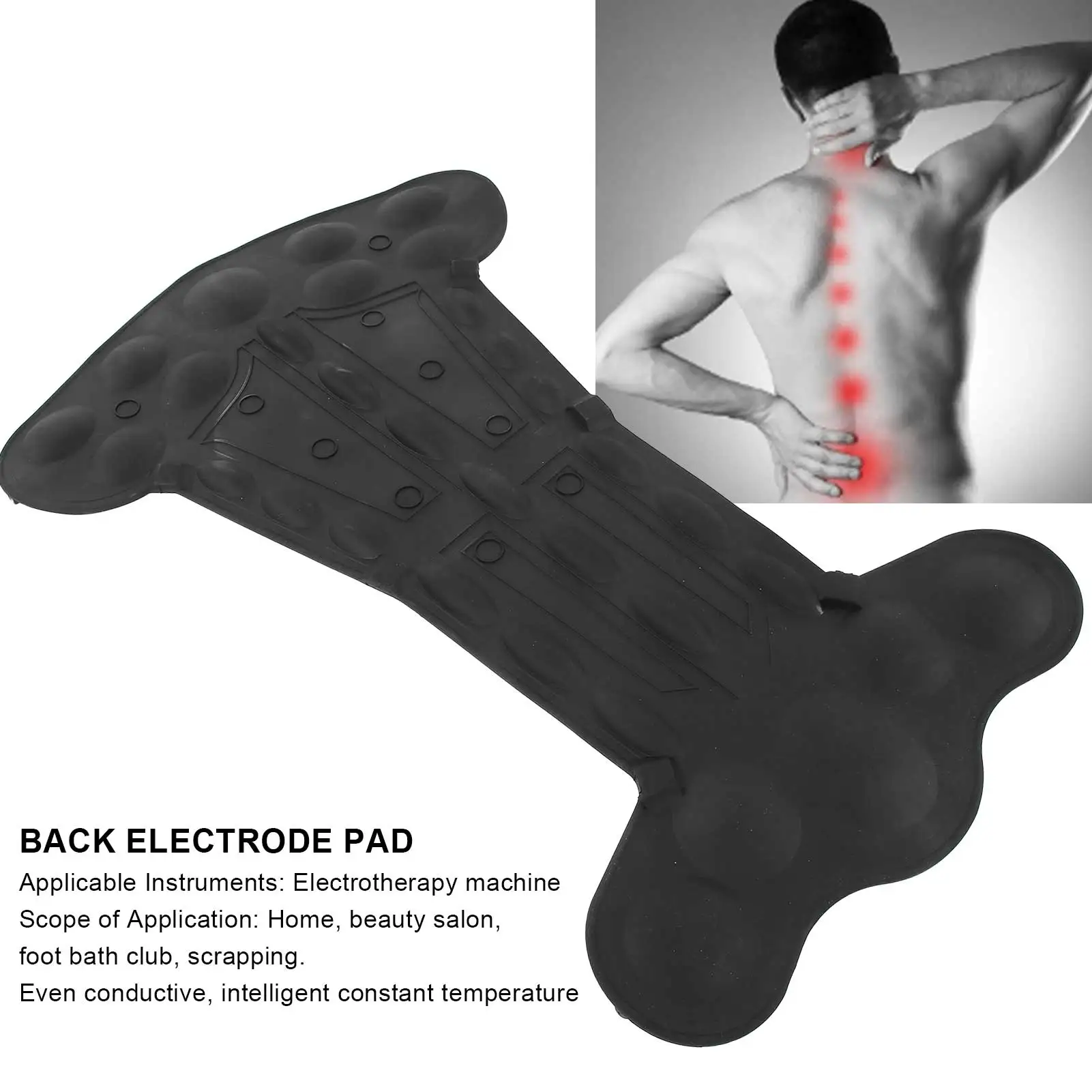 

Silicone Back Electrode Pad Back Physiotherapy Back Therapy Mat DDS Accessory for Electrotherapy Electro Therapeutic Machine