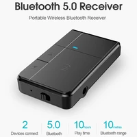 ממ גק Bluetooth סטראו 5.0 משדר ומקלט 3.5 מ"מ AUX ג