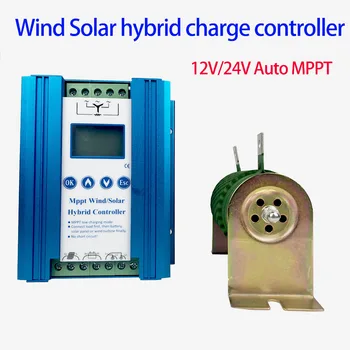 

wind solar hybrid controller Boost MPPT charging for 1000W 800W wind turbine generator+400W 300W solar panel