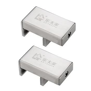 

2Set of Multifunctional Window Shifting Lock Sliding Door Protective Lock for Baby Children Home Safety Support(Silver)