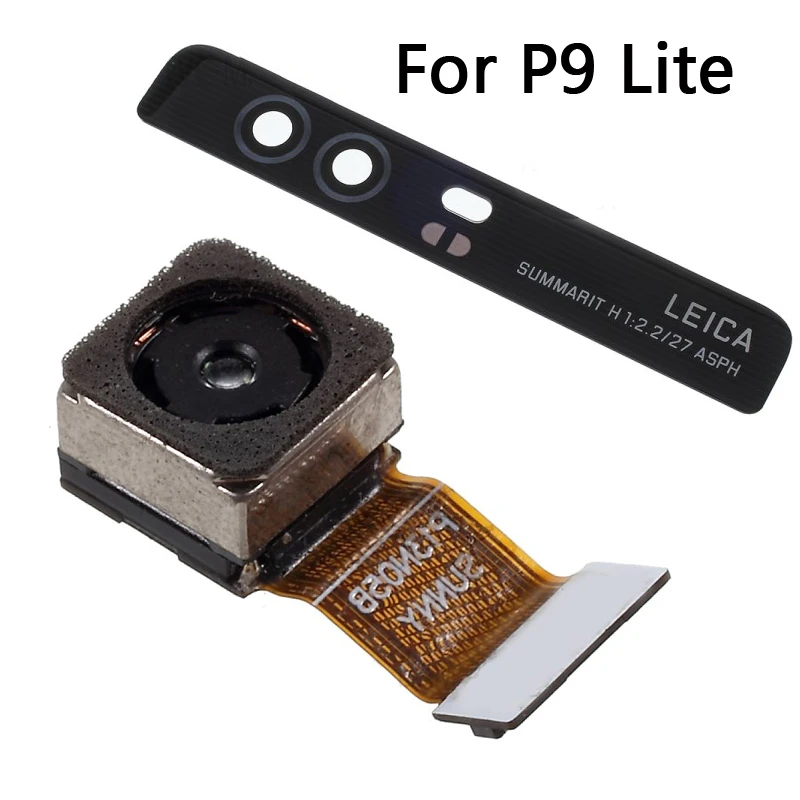 

2pcs/set Camera Flash Lens Cover And Rear Facing Back Camera Module For Huawei P9/P9 Lite/P10/ P20