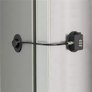 

3 Code Freezer Lock Security 3 Password Fridge Refrigerator Door Lock Child Proof Winodw Lock Drawer Door Toilet Lock