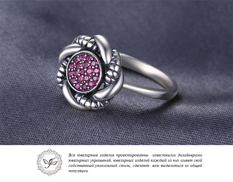 Jewelrypalace Винтаж 0.2ct создан красный рубин Проложить Кольцо стерлингового серебра 925 Свадебные Обручальные кольца бренд Красивые ювелирные изделия для Для женщин