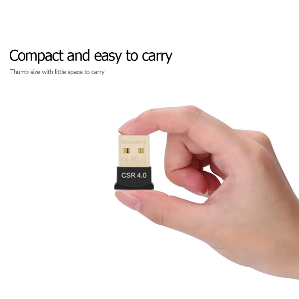 Прочный USB Bluetooth адаптер нежная текстура USB Bluetooth 4,0 адаптер аудио музыкальный приемник ключ для динамика мыши клавиатуры