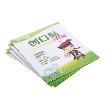 

24Pcs Adhesive Bandages Wound Plasters First Aid Kit Stickers Breathable 10x8cm Q0KD