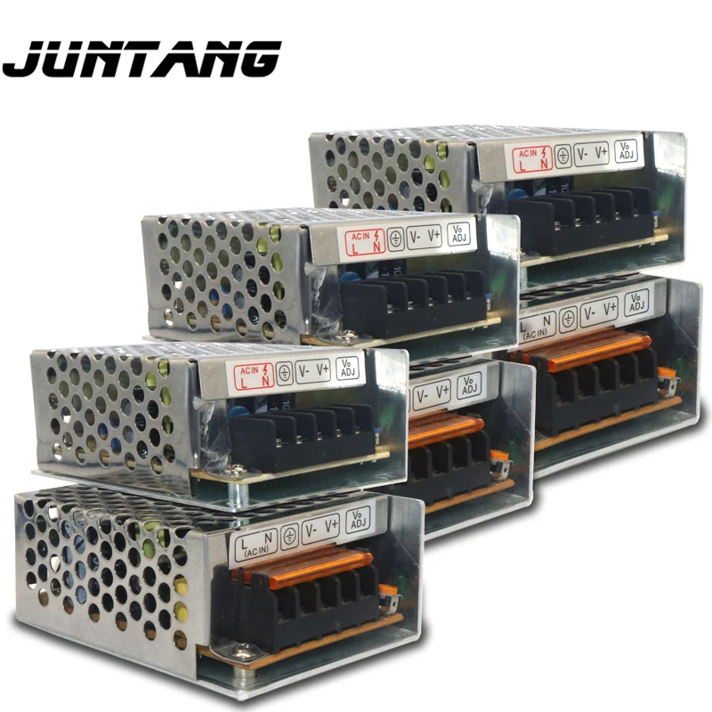 

JUNTANG switching power supply LED AC transformer 110V 220V to DC 5V 12V 24V 48V plant light camera LED light bar adapter