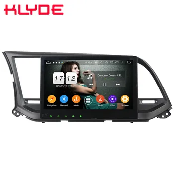 

Klyde 10.1" IPS 4G Android 9.0 Octa Core 4GB RAM 64GB ROM DSP BT Car DVD Multimedia Player Radio For Hyundai Elantra 2016-2019