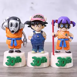 Ichiban kuji спасибо вам! Dragon Ball 30th! F Prize Arale Nori Toriyamaro обезьяна Кин ПВХ Фигурки игрушки 3 шт./компл