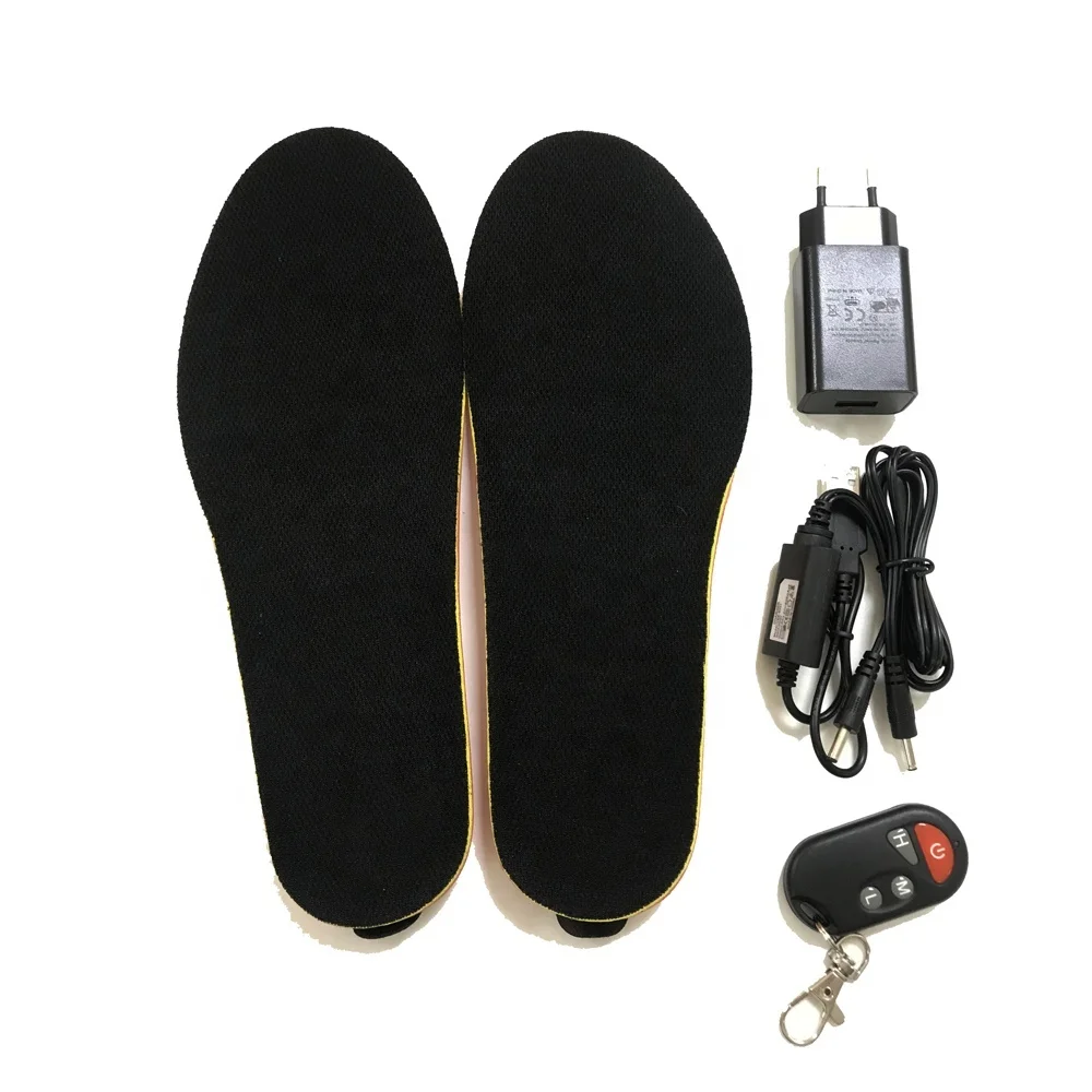 

Remote Control Men and Women Electric Heated Shoe Insoles With Rechargeable Battery