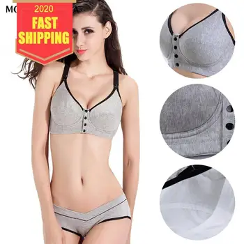 

Cotton Maternity bra+panties set prevent sagging nurse bra for pregnant women sports Breastfeeding Nursing Bra underwear Bikini
