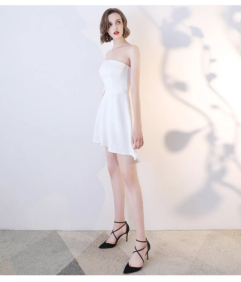 JaneyGao short prom dress