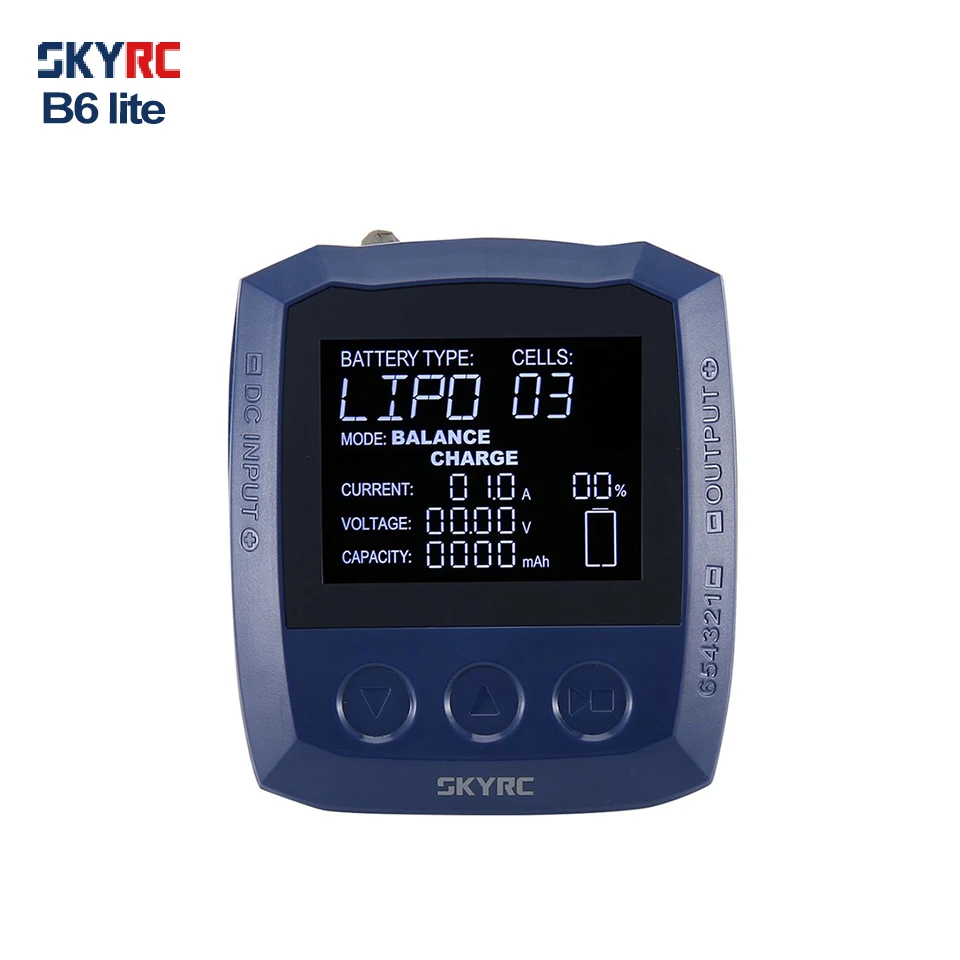 SKYRC B6 Lite DC зарядное устройство 220 Вт 13А зарядное устройство 5 Вт Dis зарядное устройство 7-32 В для RC LiFe/Lilon/LiPo/LiHV/NiMH/NiCd/PB