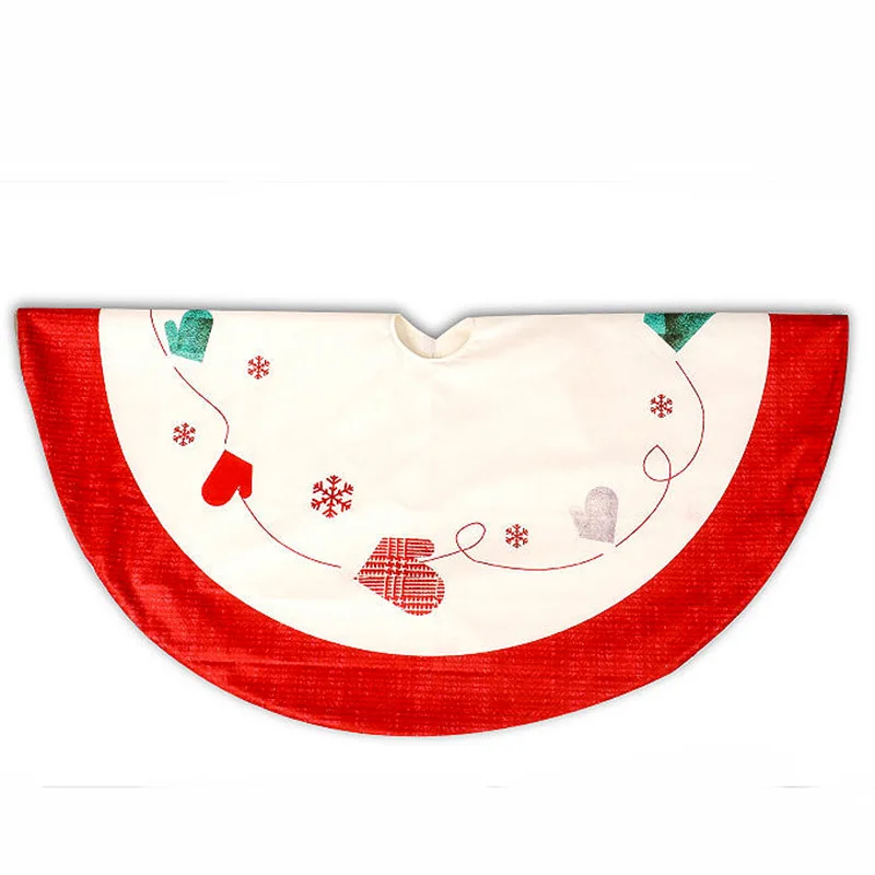 

Promotion! Christmas Tree Skirt 120cm Round Carpet Christmas Decorations for Home Floor Mat New Year 2019 Xmas Tree Skirts