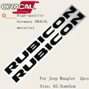 

2PCS Car Hood Decor ORACAL Material Stickers For Jeep Wrangler Auto Body Trim Captivation Accessories