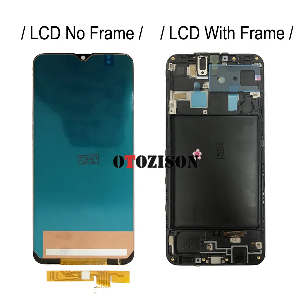 Фото A20 ЖК-дисплей с рамкой для Samsung Galaxy A20 2019 ЖК SM-A205F/DS SM-A205FN дисплей A205 A205YN A205G с цифровым преобразователем сенсорного ввода в 6,4