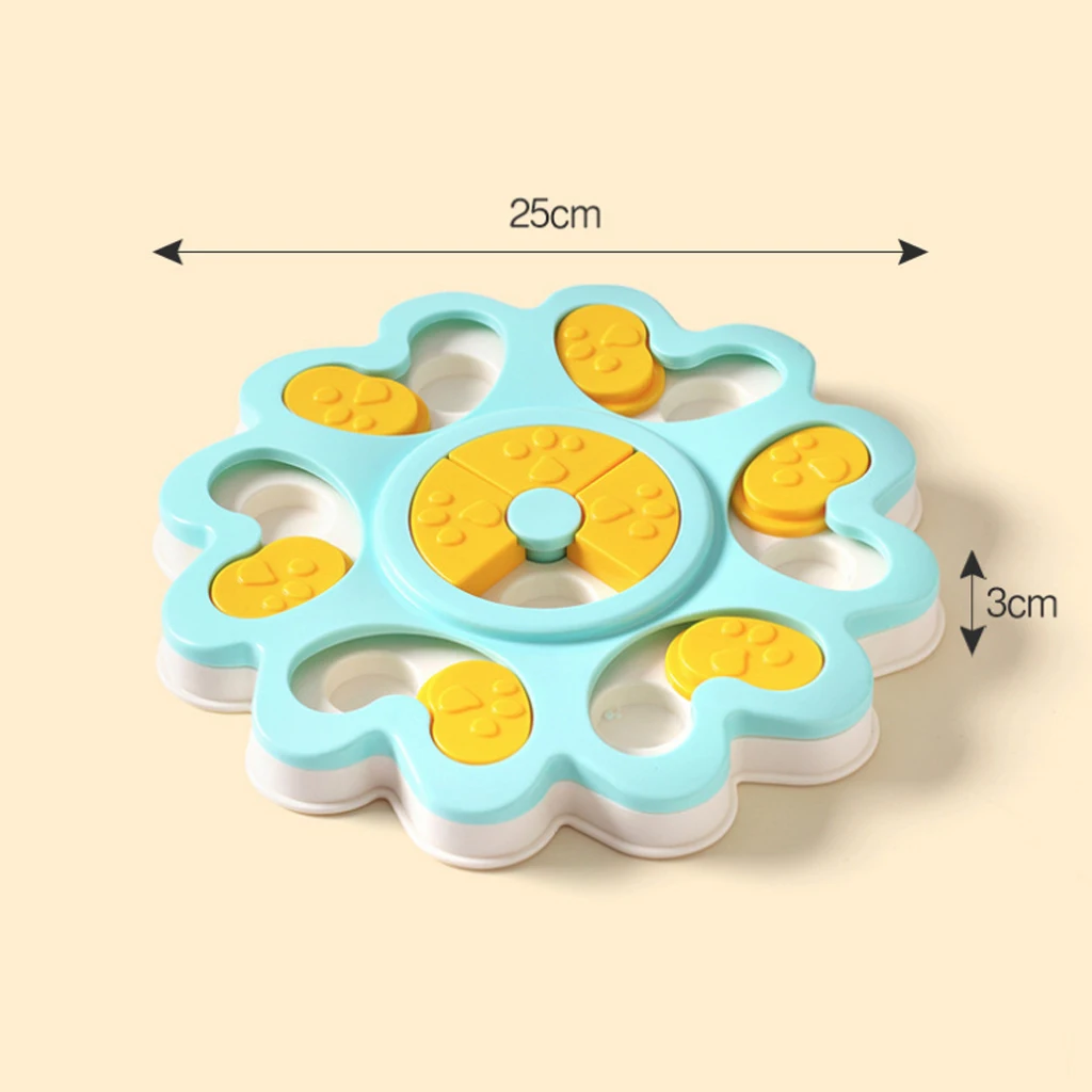 Dog Puzzle Toys Increase IQ Interactive Flower Slow Dispensing Feeding Pet Dog Training Games Feeder For Small Medium Dog Puppy