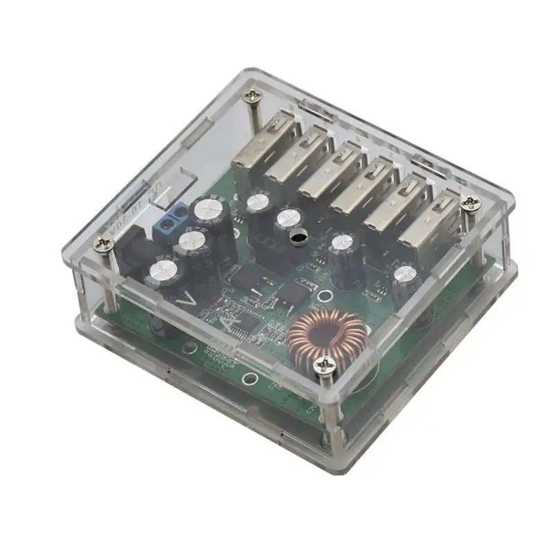 Dc10-30V Buck 5V 6 модуль зарядного устройства USB Автоматическая идентификация напряжения