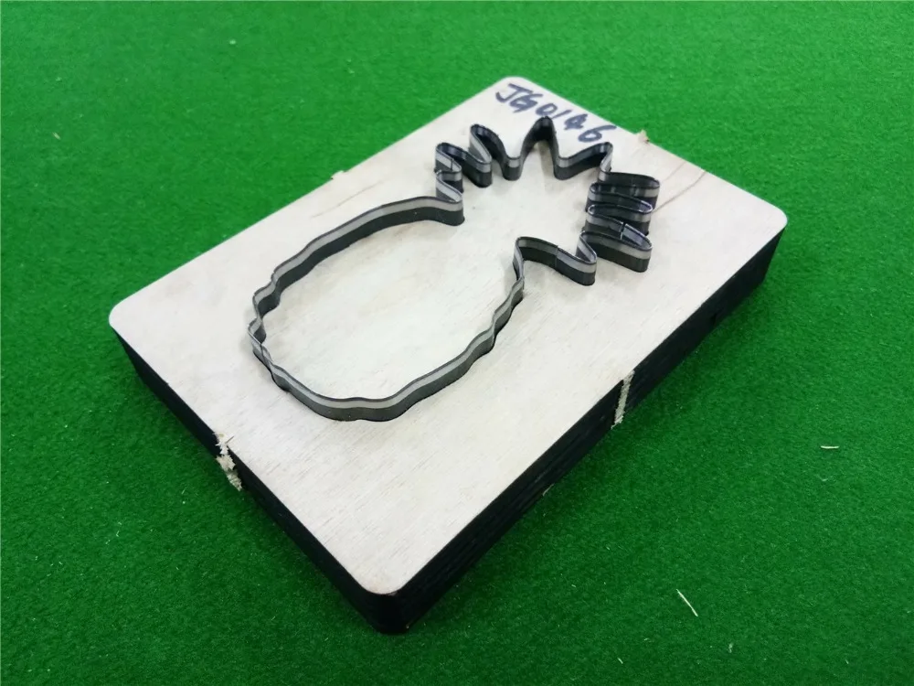 Ананас DIY новая деревянная форма режущие штампы для скрапбукинга для кожаной бумаги войлок стальной пробойник-кожаные поделки деревянные лазерные штампы