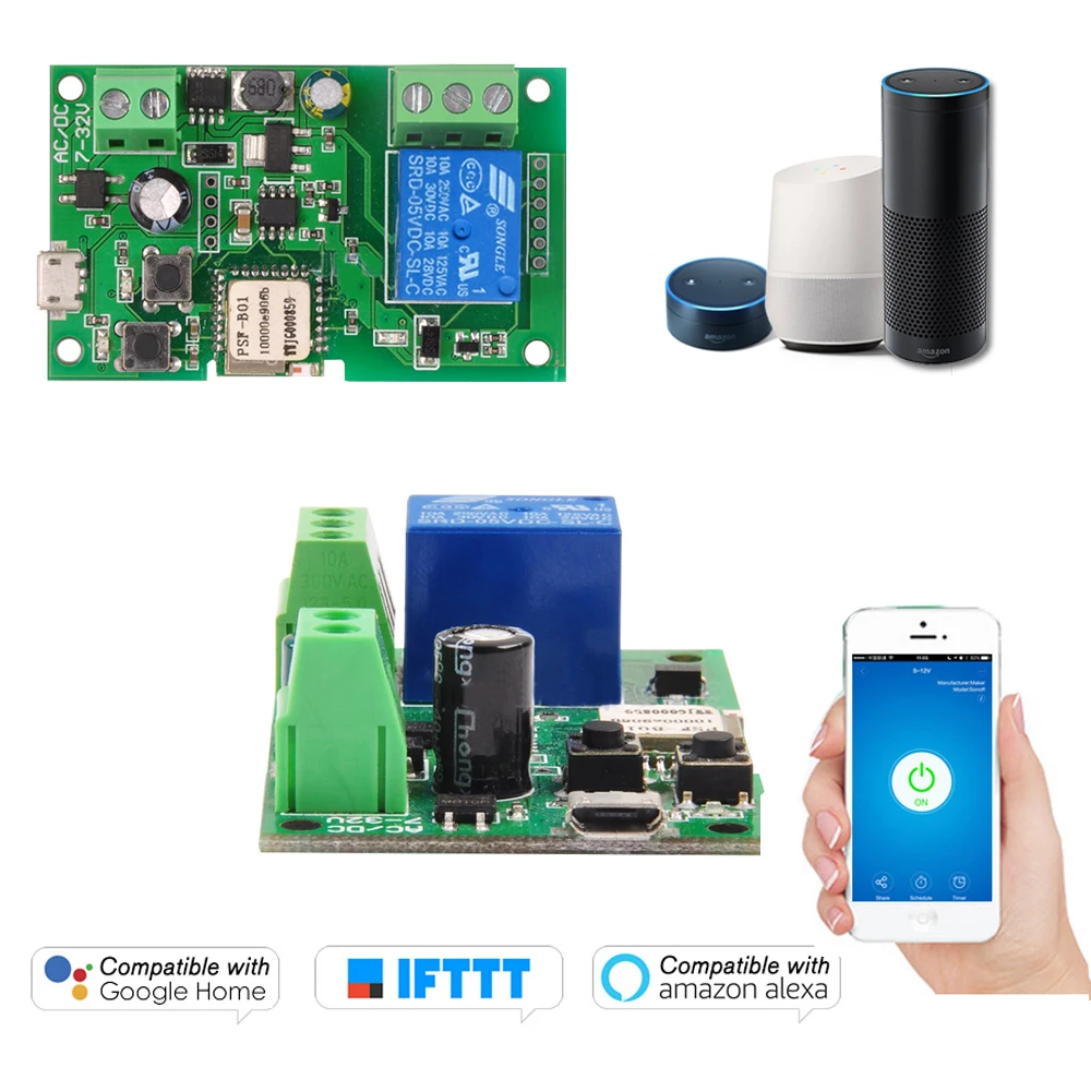 

eWeLink Smart Switch Wifi Switch Wireless Smart Home Switch Voice Control APP Remote Control Timer Switch for Alexa/Google Home