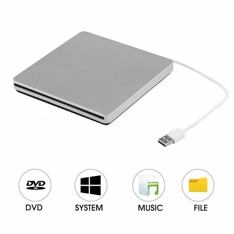 USB 2 0 внешний слот DVD CD RW жесткий диск горелка оптический проигрыватель для Macbook Pro