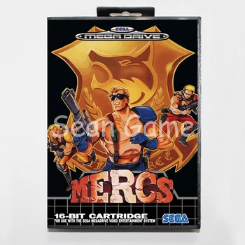 

Elevata prestazione 16 Bit MD Game Card for Sega Mega Drive mercs_2 Cover With Retail Box