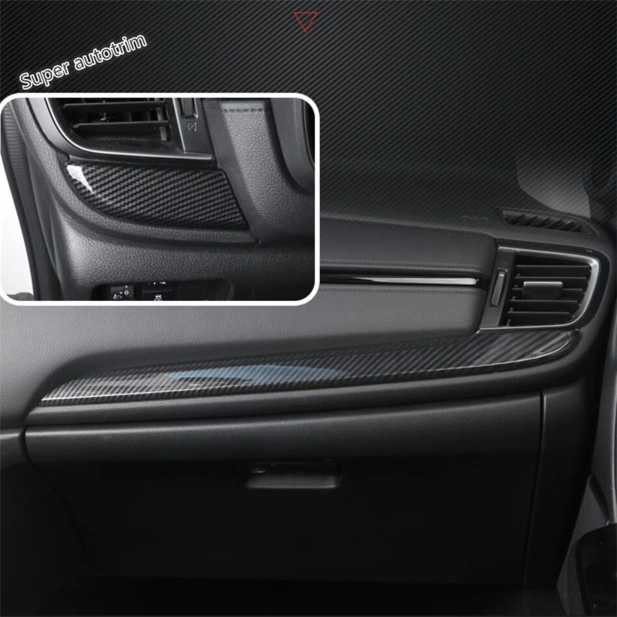 Накладка для приборной панели lapпредмета аксессуары Honda CRV CR-V 2017-2020 ABS углеродное