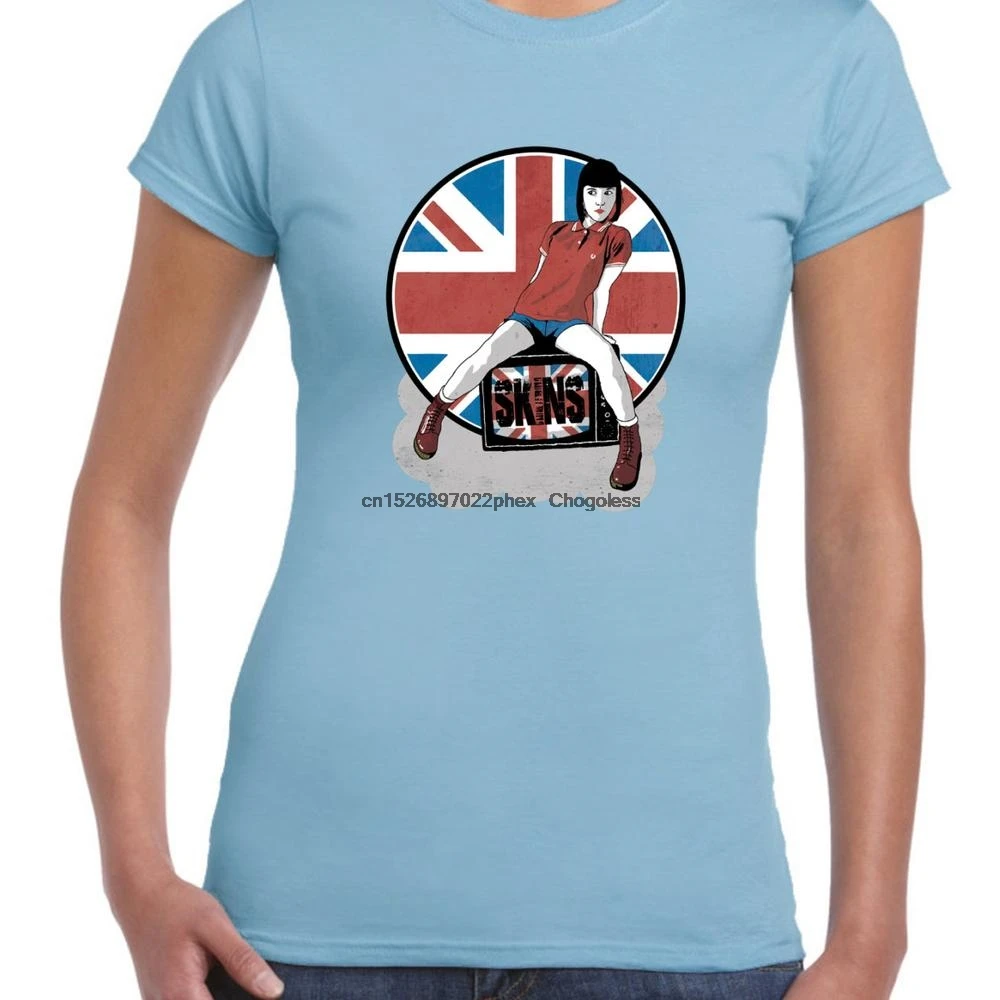 Женская футболка Skinhead Girl Union Jack | Мужская одежда