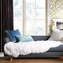 Супер Мягкий Пушистый Ковер Из искусственной овчины, ворсистый шелковистый плюшевый ковер для спальни, коврики для гостиной, детской комнаты, декоративные прикроватные коврики(Wh