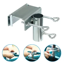 Parasol Holder Garden Umbrella Fixing Clip Bracket Heavy Duty Umbrella Holder Clamp Parasol Holder Balcony Railing Fixed Bracket