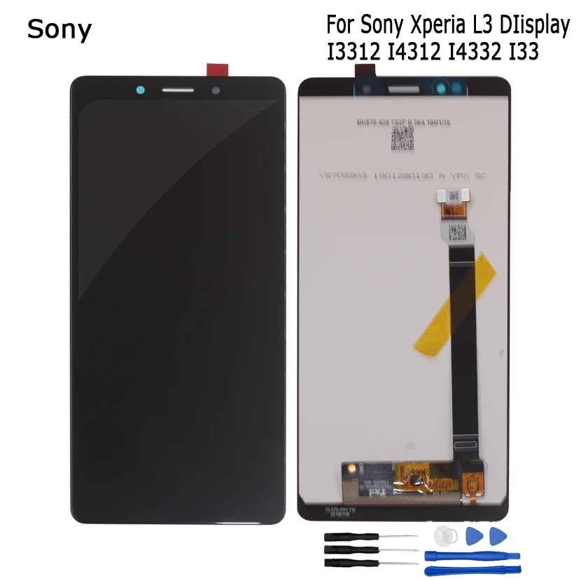 

For Sony Xperia L3 I3312 I4312 I4332 I3322 LCD Display Touch Screen Digitizer Assembly Replacement Parts For Sony L3 Screen LCD