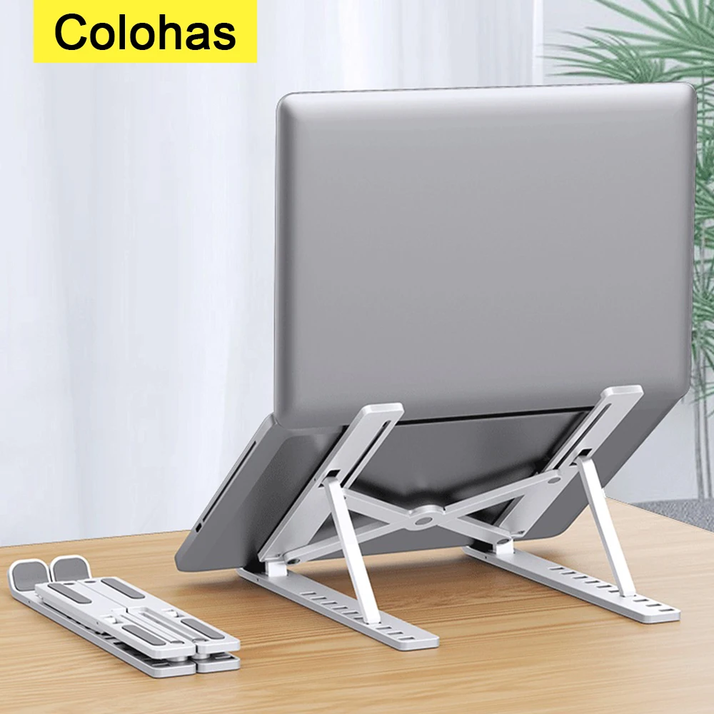 

Portable Laptop Stand Base Laptop Table Notebook PC Stand For Macbook Pro Lapdesk Computer Laptop Holder Cooling Bracket Riser