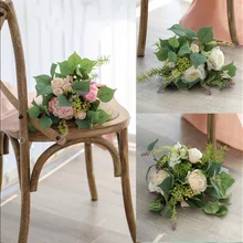 Маленькие свадебные букеты невесты реквизит для фотосъемки цветок невесты дизайн кантри свадебные букеты для девочек с цветами