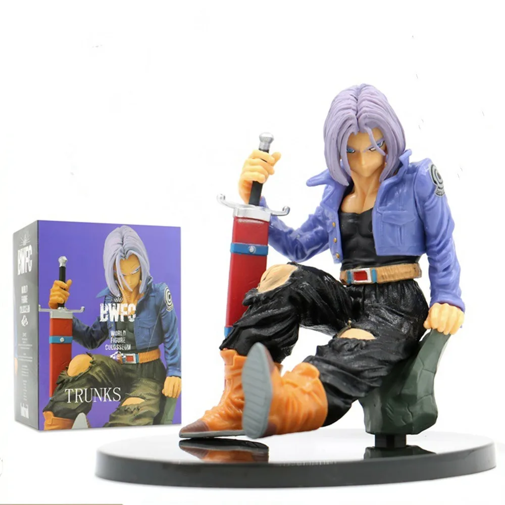 Dragon Ball Z Trunks BWFC Anime Action Figures Toys for Children Figurine Collector Goku Dragonball Torankusu Super Saiyan Figma