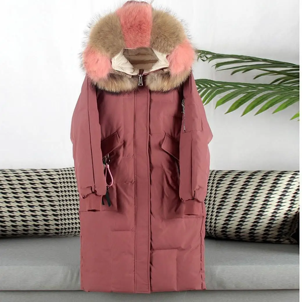 

Winter Coat Outwear Thick Hooded Cotton Wadded Warm Parkas Women Slim Medium -Long Jacket