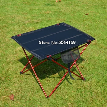 

Outdoor Table Portable Foldable Folding Table Desk Camping Outdoor Picnic 6061 Aluminium Alloy Ultra-light Folding Desk Size S/L