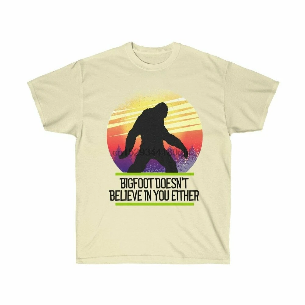 Мужская футболка унисекс Bigfoot не верит в вас |