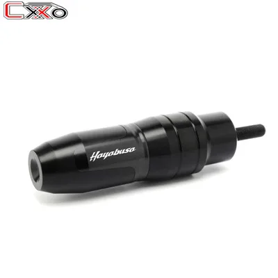 Black Для SUZUKI HAYABUSA GSX1300R GSXR1300 МОТОЦИКЛ ЧПУ аксессуары выхлопной рамы Ползунки Краш колодки Защита от падения - Цвет: Black