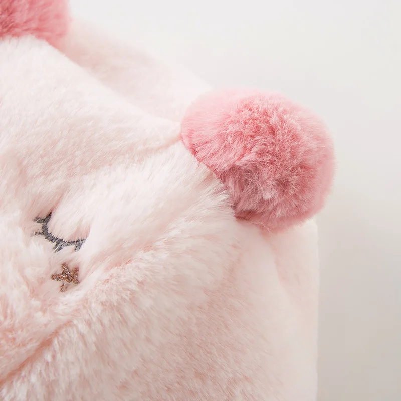 DB12362 dave bella/зимняя милая розовая шапка с животными для маленьких девочек