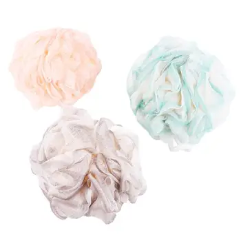 

3pcs Back Scrubbing Ball Comfortab Creative Shower Poufs Bath Poufs Bath Shower Ball Bath Scrubber for Bathroom Women Men