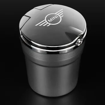 

Car sticker Car Ashtray With Led Lights Cover Creative for BMW MINI COOPER R56 R55 R60 R61 Countryman F55 F56 Auto Accessories