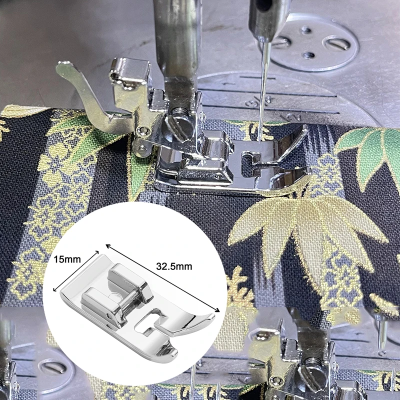 1Pc In Acciaio Inossidabile Universale Zig Zag Presser Snap On Foot Per Singer Janome Brother Home Elna