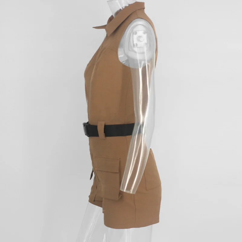 DRESSMECB женские сексуальные чехлы для костюмов, комбинезоны без рукавов, женский комбинезон, летние модные комбинезоны для вечеринок, клубов