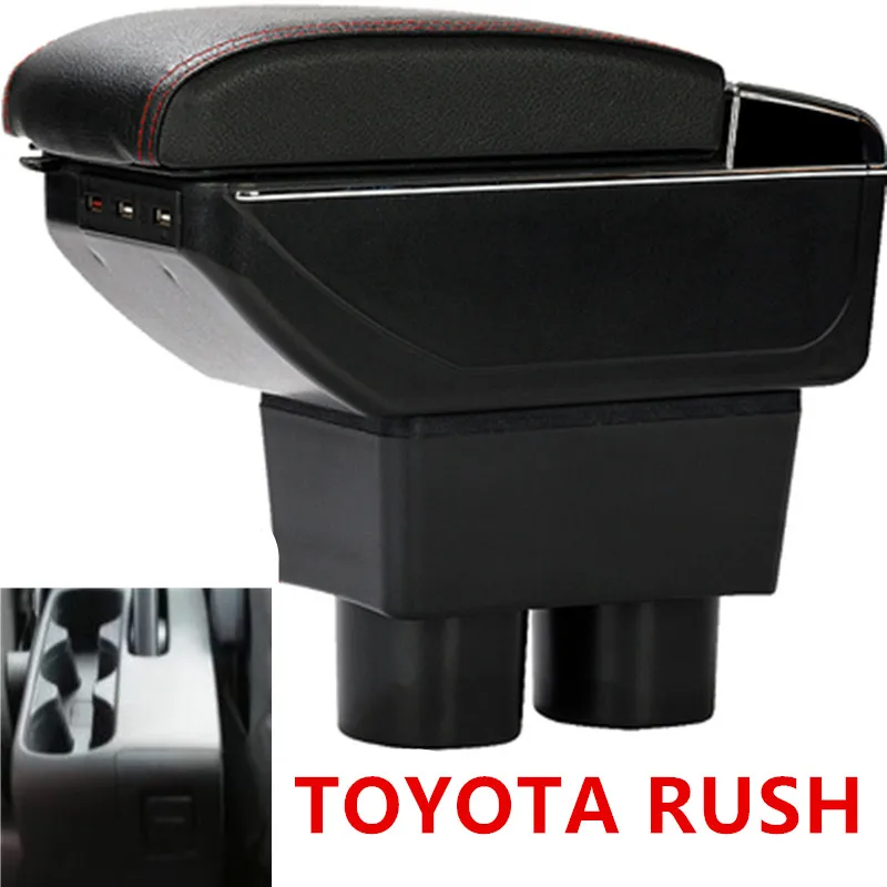  Para la caja de reposabrazos de TOYOTA para TOYOTA soporte para brazos carga USB aumento de doble c