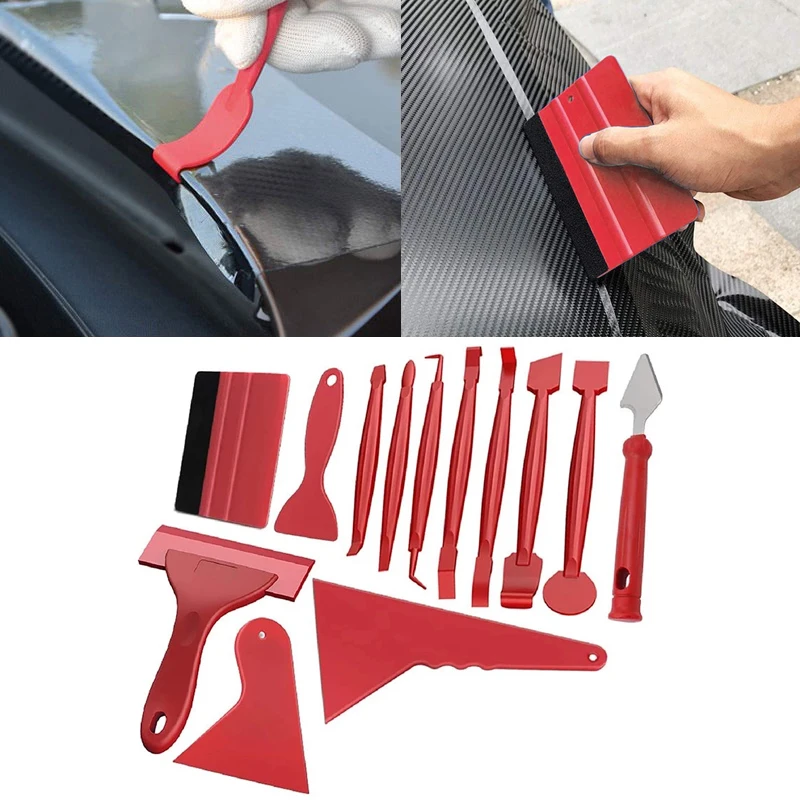 7/13Pcs Car Tools Wrap Film Sticker Wrapping Tool Vehicle Vinyl