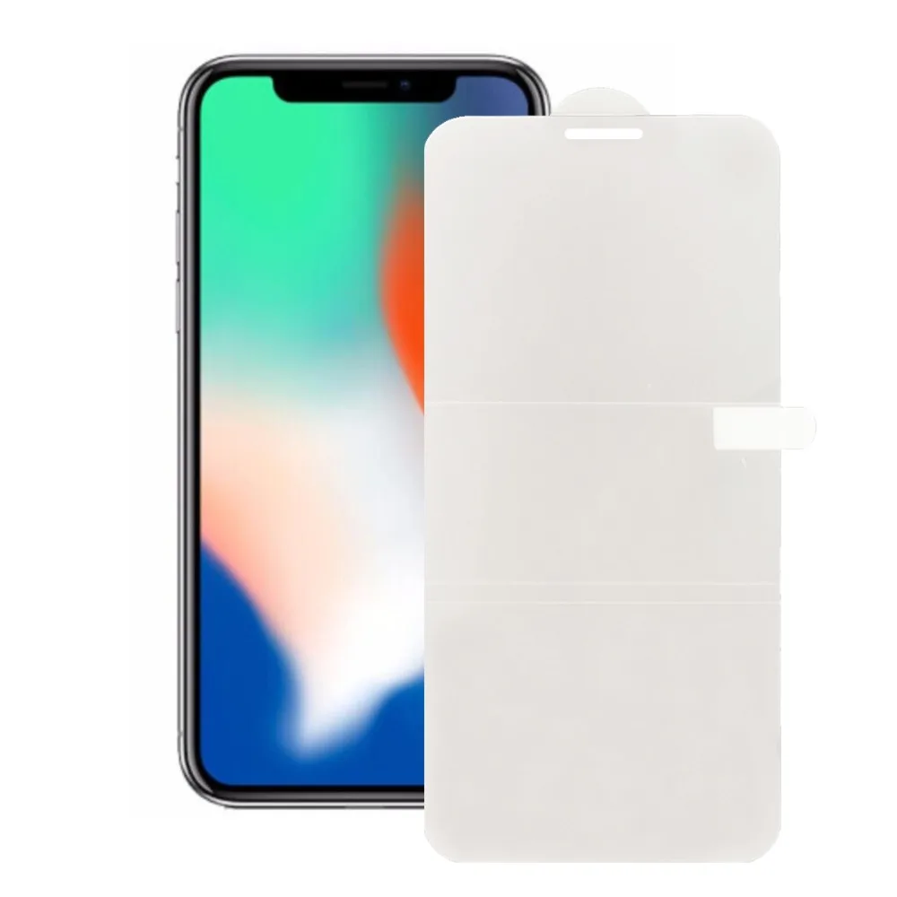 Мягкая защитная пленка на весь экран для iPhone 6 6S 7 8 Plus X XS Max HD 6D Гидрогелевая