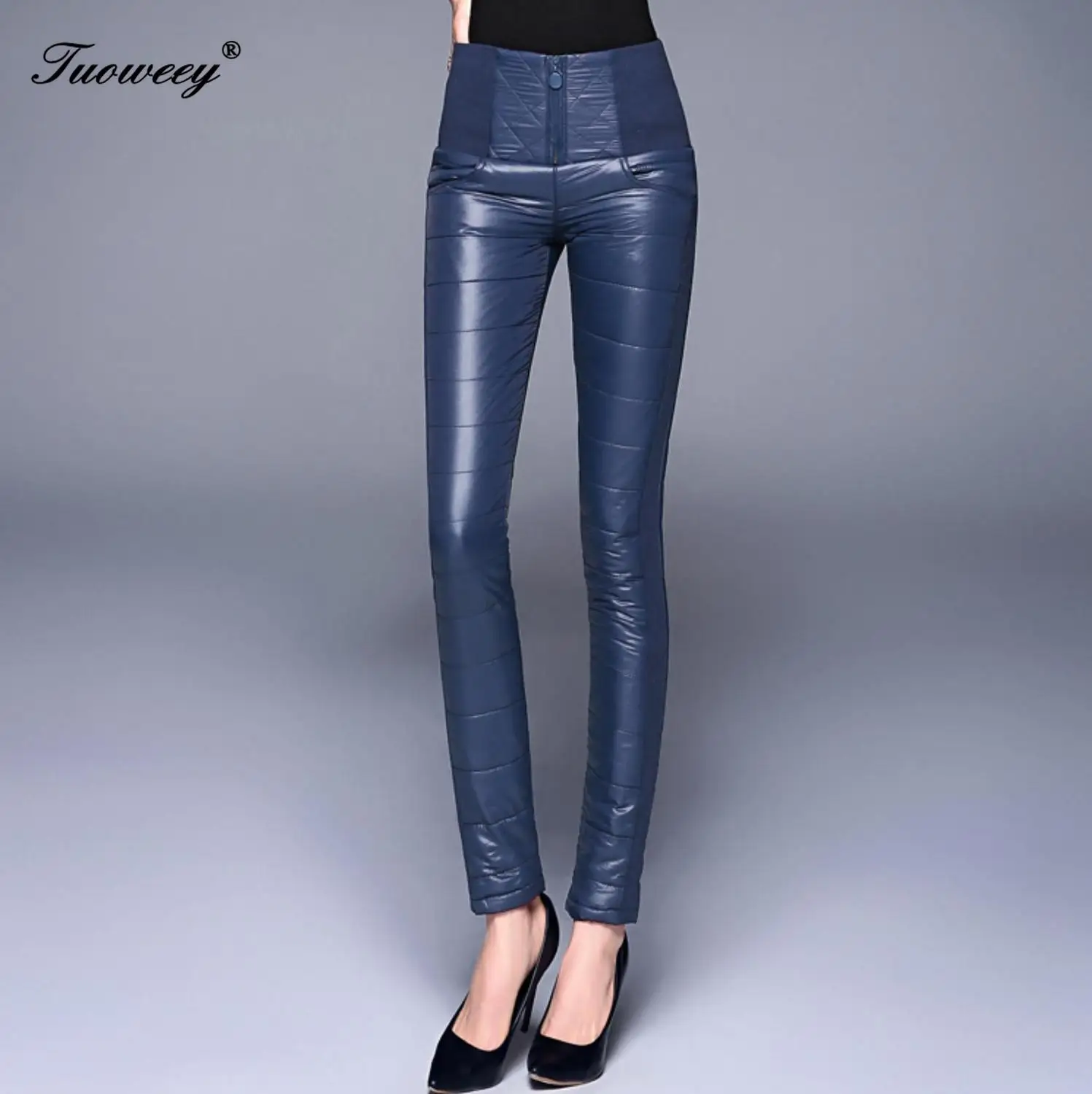 Najtaniej 2019 Plus aksamitna gruba zimowa pani odzież wierzchnia kobiety spodnie moda bawełna długie spodnie spodnie kobieta szczupła ciepła wiatroszczelna jesień