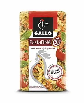 

Pasta Seca Gallo Helices Vegetales 3 Minutos Paquete 400 Gr.