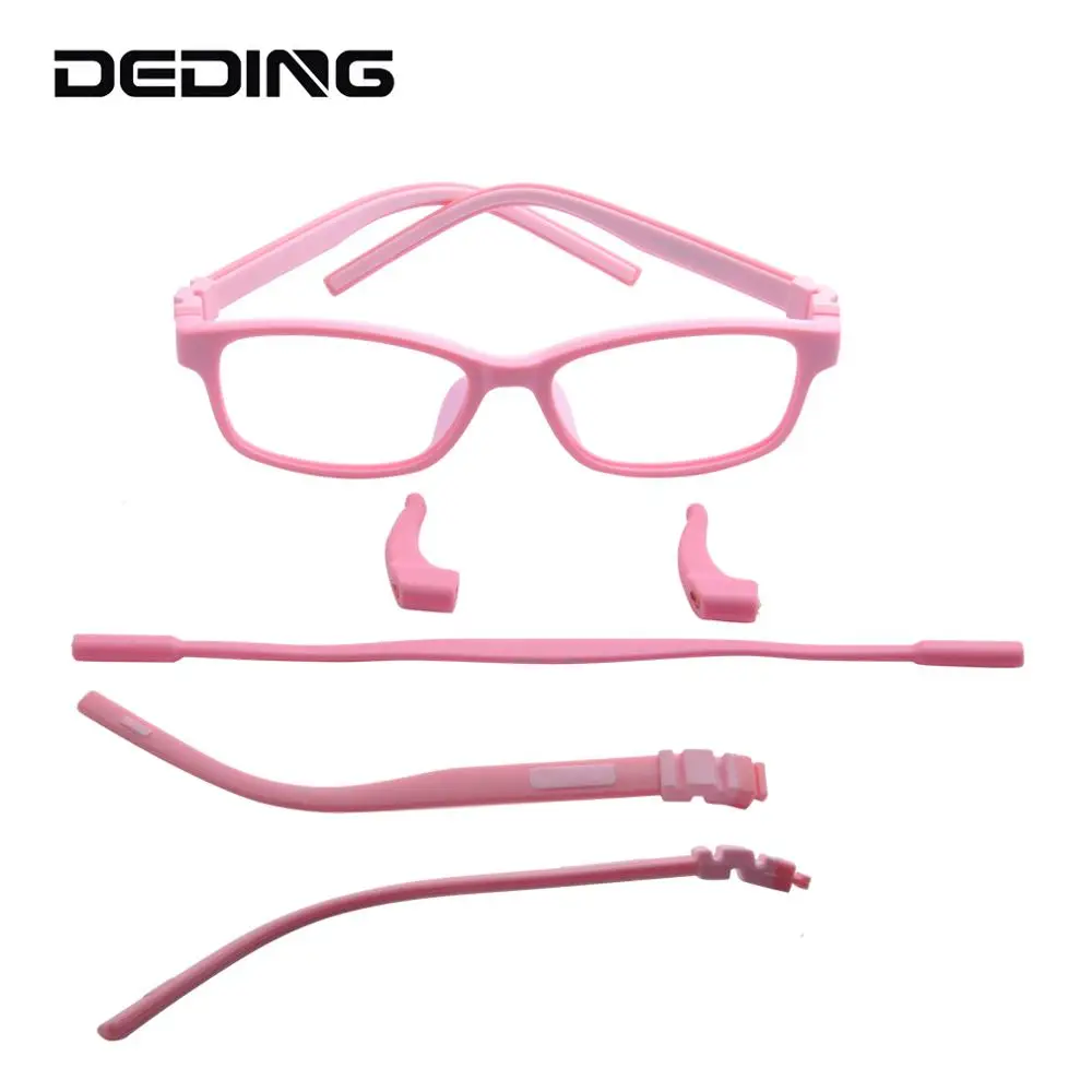 Kids Eyeglasses Frame eyeglasses frames eyeglass frames 10-13 Years For Children 49mm-15mm 14G TR90&Silicon Frame/Temple Screwless